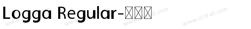 Logga Regular字体转换